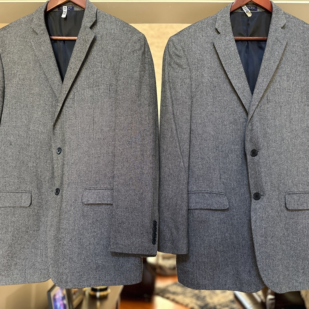 Set of two Adolfo Men’s sport jacket both size 44R